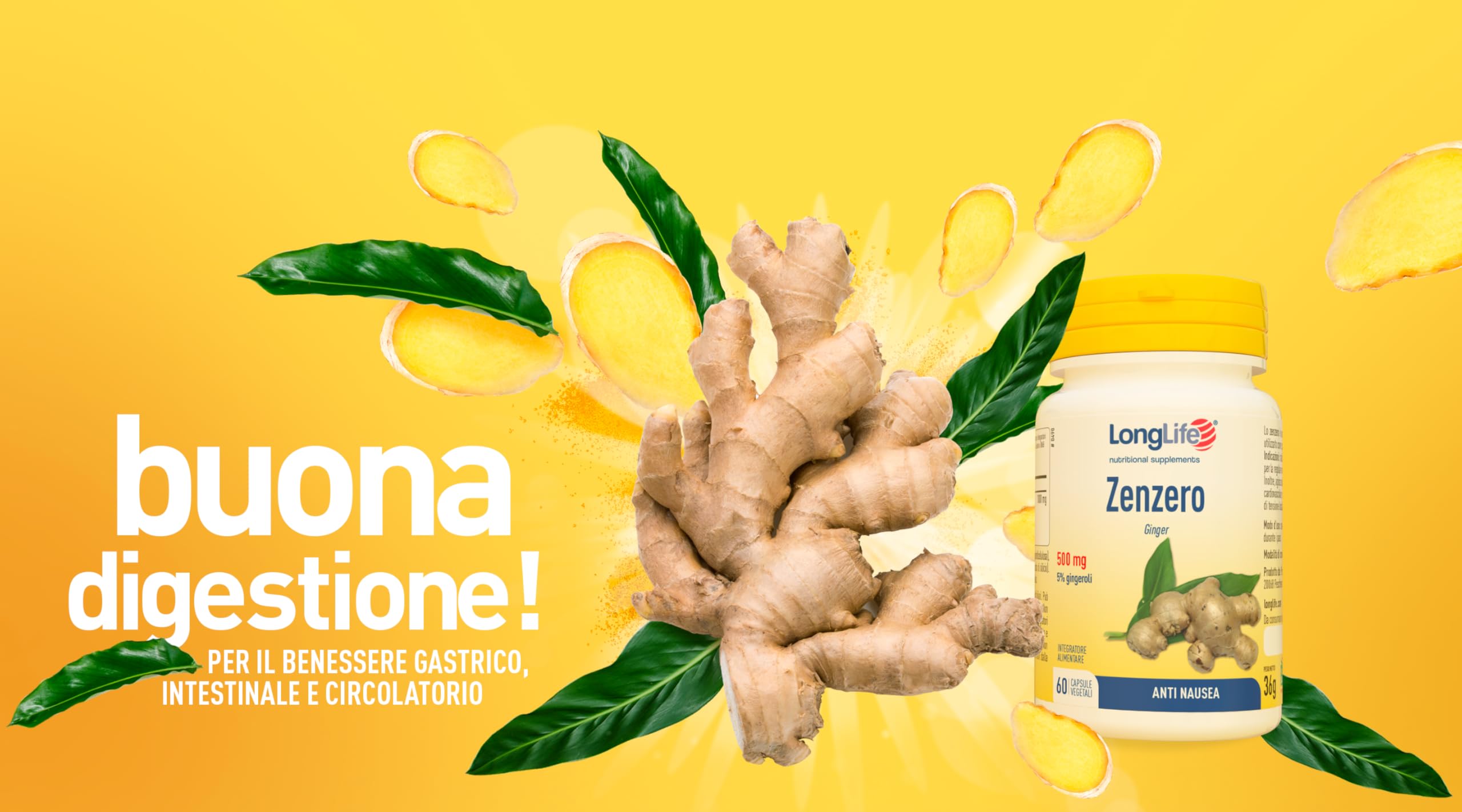 longlife-zenzero-con-gingex-estratto-5-gingeroli-60-capsule image 2