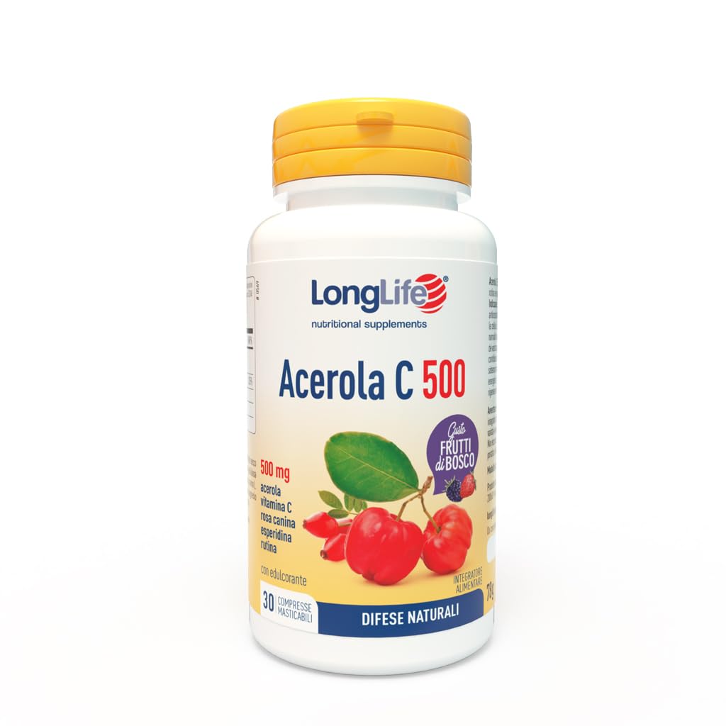 longlife-acerola-c-500-masticabile-frutti-di-bosco-30-compresse image 1