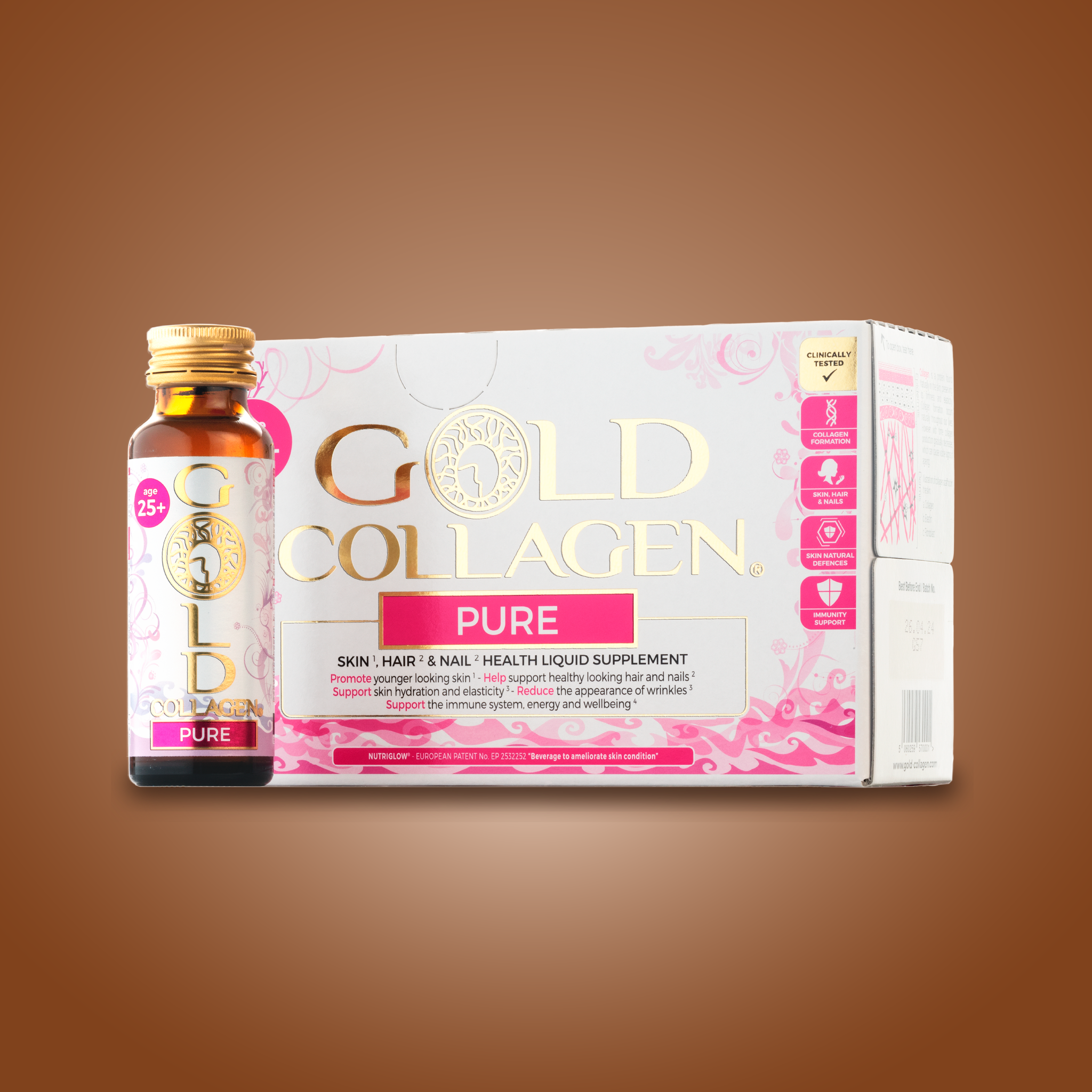 gold-collagen-pure-integratore-liquido-collagene-originale-gusto-pesca image 1