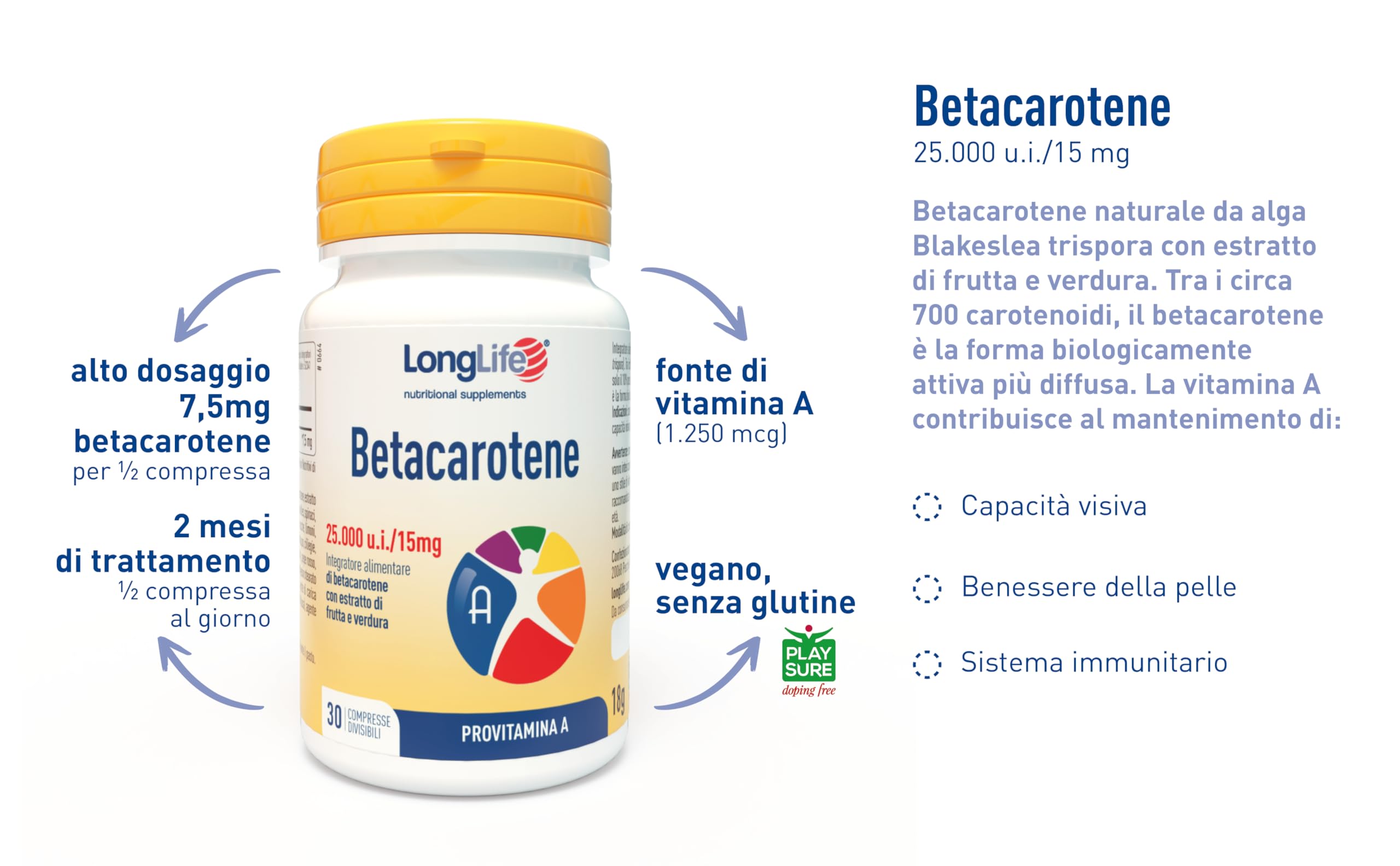 longlife-betacarotene-25000-u-i-provitamina-a-60-compresse image 4