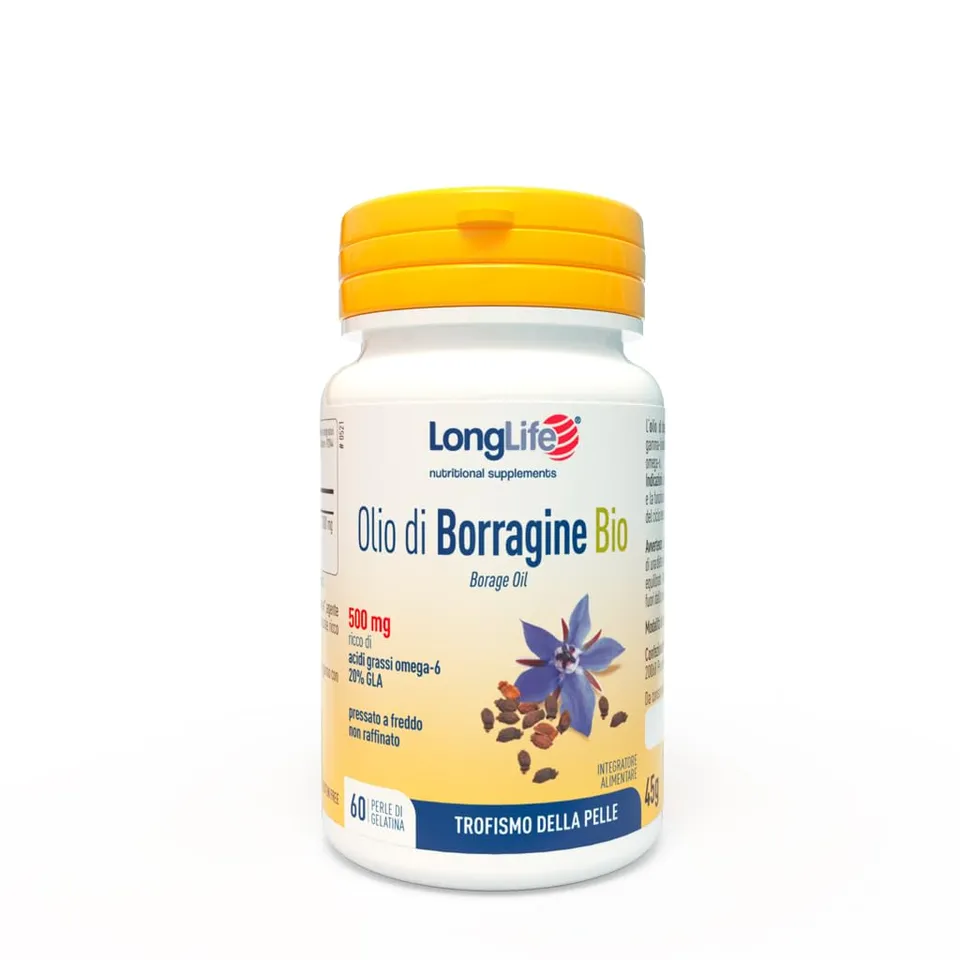 longlife-olio-di-borragine-bio-500mg-omega-6-gla-60-perle image 1