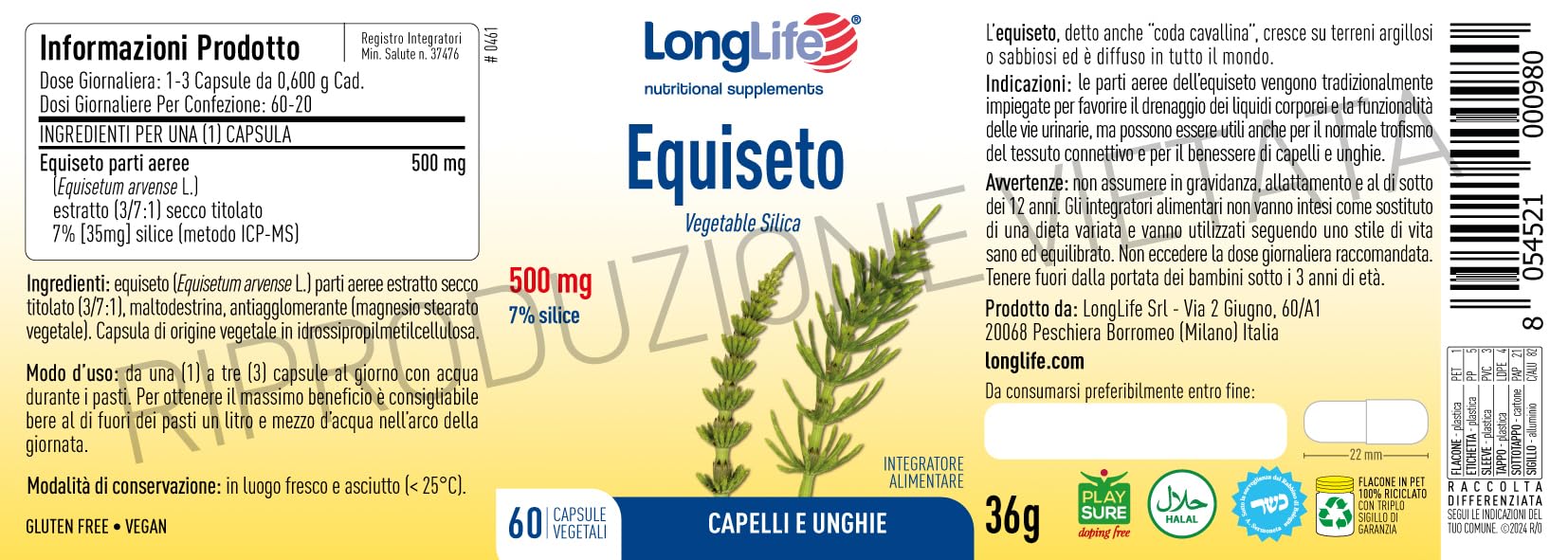 longlife-equiseto-500mg-integratore-silice-per-unghie-capelli-e-drenaggio-liquid image 3
