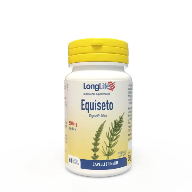 longlife-equiseto-500mg-integratore-silice-per-unghie-capelli-e-drenaggio-liquid image 1