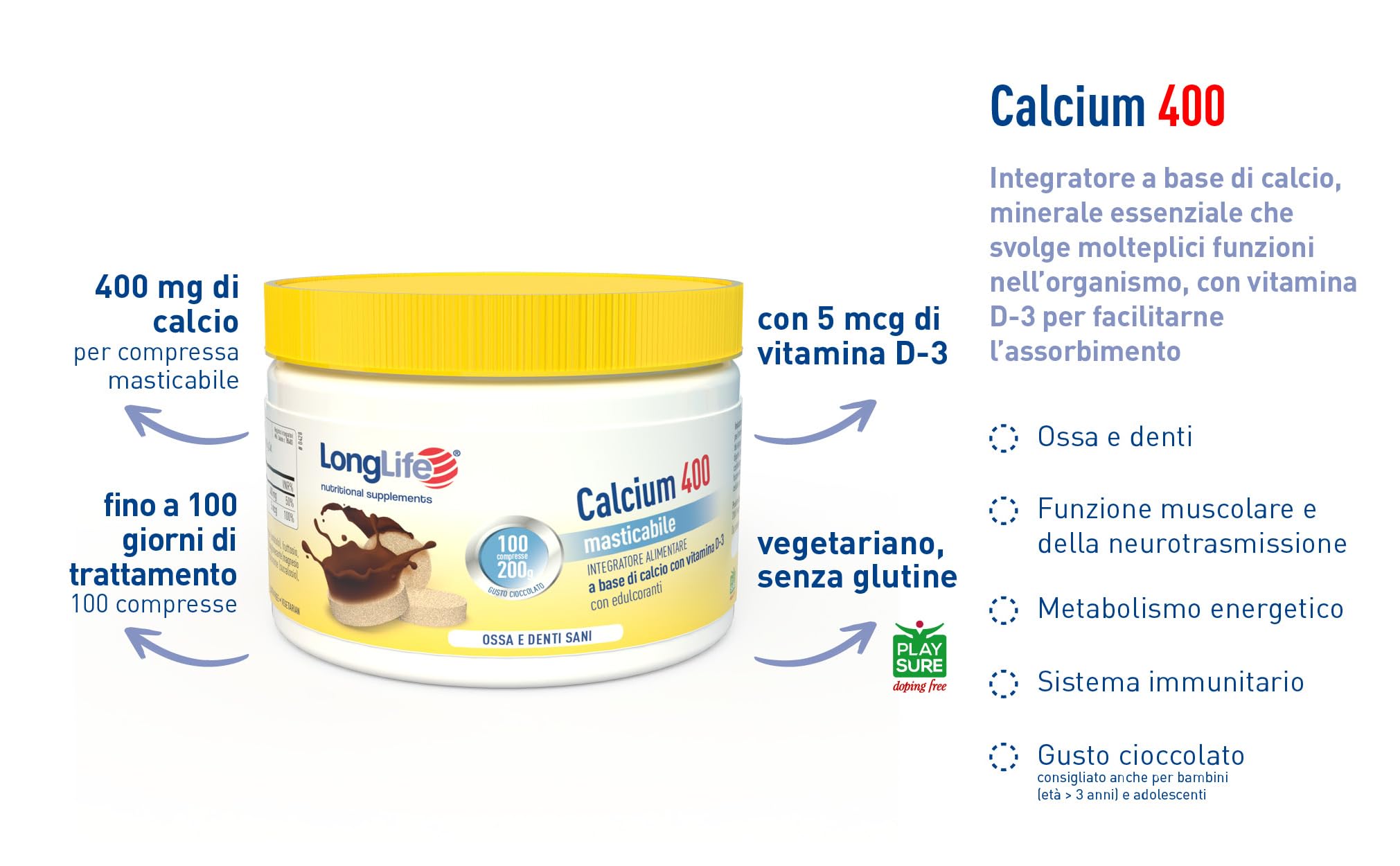 longlife-calcium-400mg-vitamina-d3-calcio-masticabile-gusto-cioccolato image 4