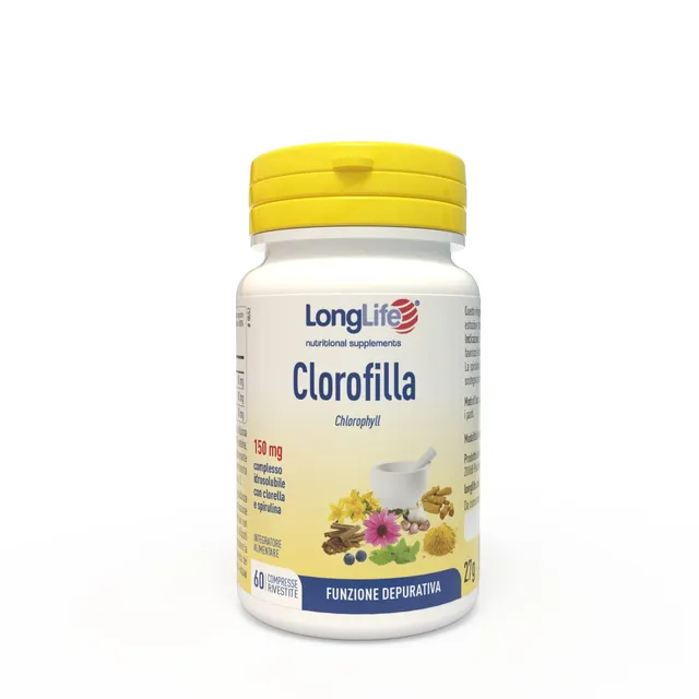 longlife-clorofilla-con-chlorella-e-spirulina-antiossidante-depurativo-vegano image 1