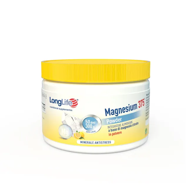 longlife-magnesium-375-powder-magnesio-citrato-limone-polvere image 1