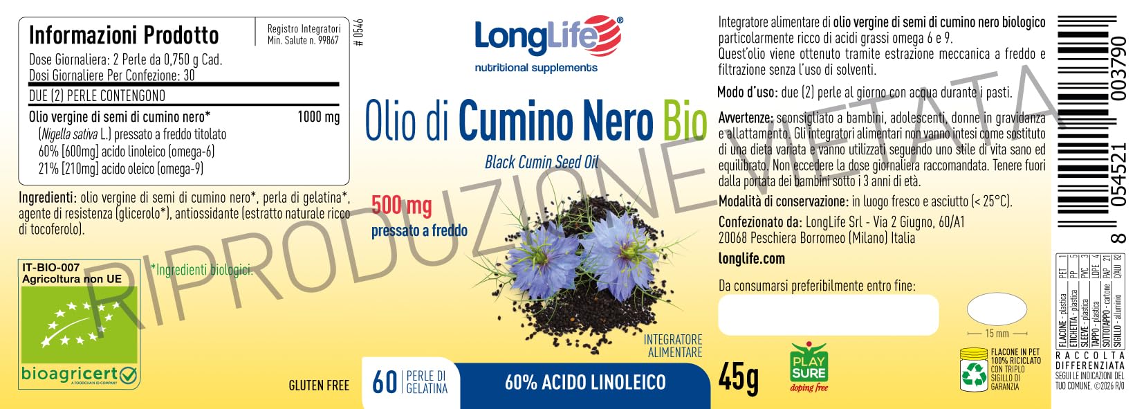 longlife-olio-di-cumino-nero-bio-integratore-pressato-a-freddo-60-acido-linoleic image 3