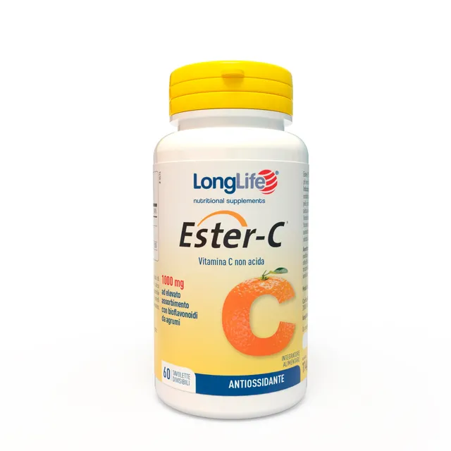 longlife-ester-c-vitamina-c-tamponata-1000mg-non-acida-con-acerola-e-bioflavonoi image 1