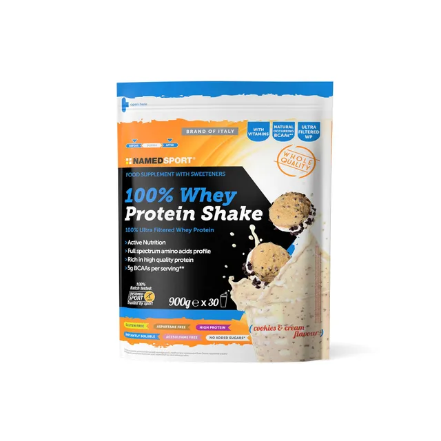 namedsport-100-whey-protein-shake-biscotti-e-crema-900-g image 1