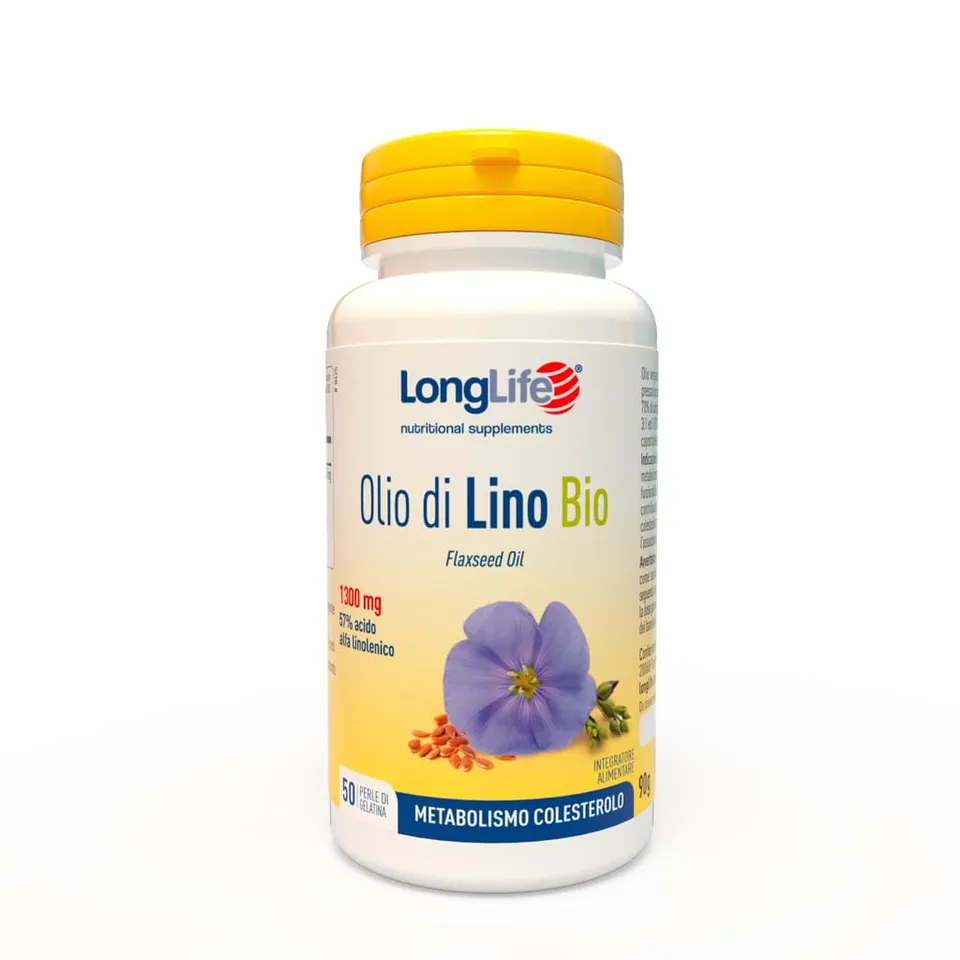 longlife-olio-di-lino-bio-omega-3-ala-50-perle image 1