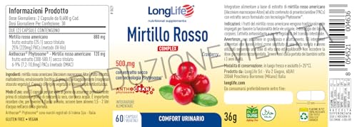 longlife-mirtillo-rosso-complex-integratore-cranberry-25-pacs-phytosome-60-capsu image 8