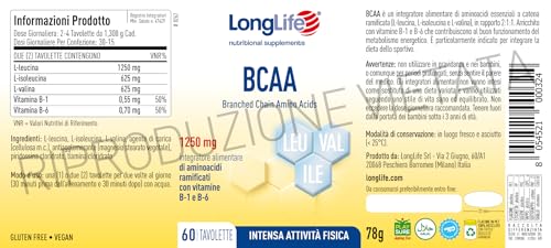 longlife-bcaa-aminoacidi-ramificati-2-1-1-con-vitamine-b1-e-b6-60-tavolette image 8