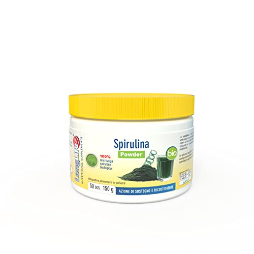 longlife-spirulina-bio-powder-alga-spirulina-biologica-in-polvere-50-dosi image 6