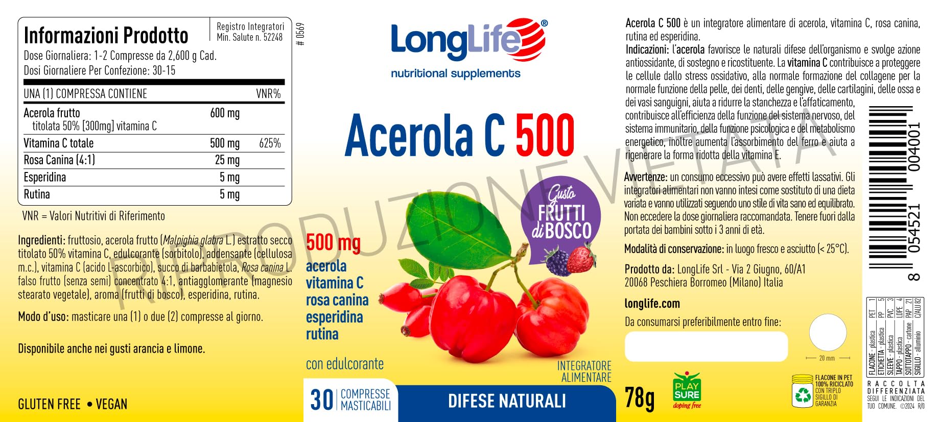 longlife-acerola-c-500-masticabile-frutti-di-bosco-30-compresse image 3