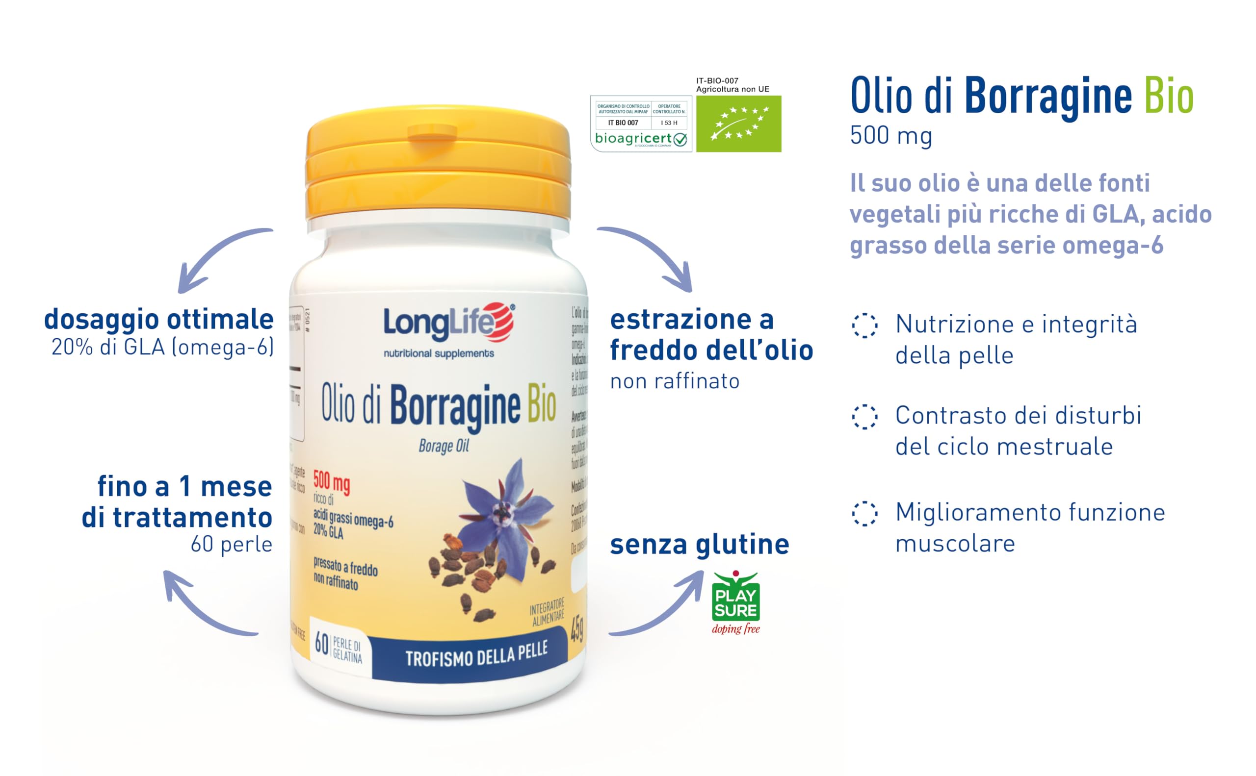 longlife-olio-di-borragine-bio-500mg-omega-6-gla-60-perle image 4