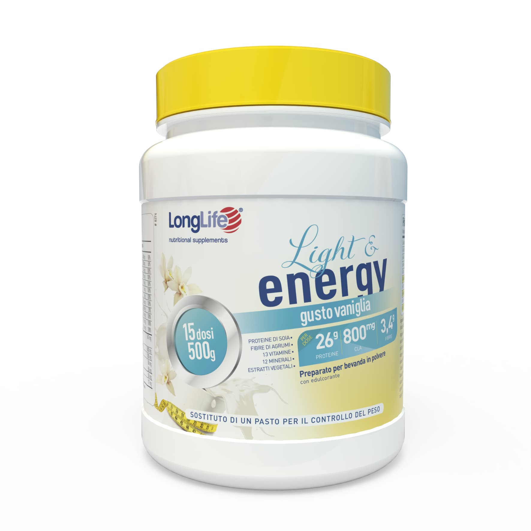 longlife-light-energy-vaniglia-sostituto-pasto-proteico-198-kcal image 1