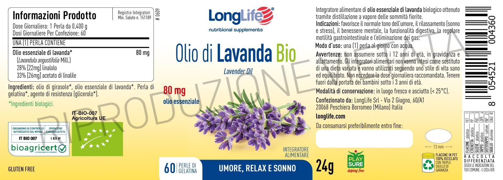 longlife-olio-di-lavanda-bio-80mg-integratore-60-perle-rilassamento-e-sonno image 3