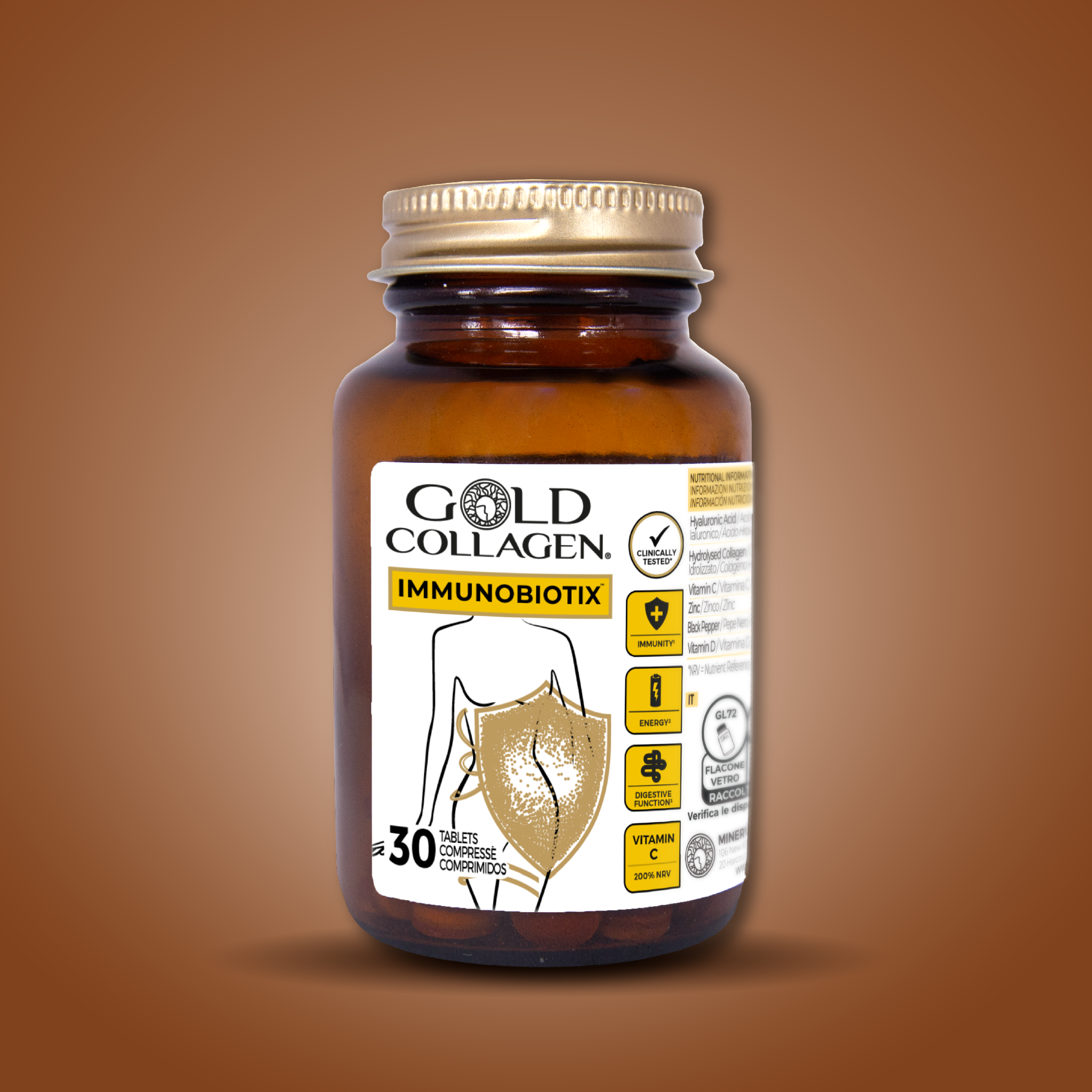 gold-collagen-immunobiotix-probiotico-immunit-compresse image 1