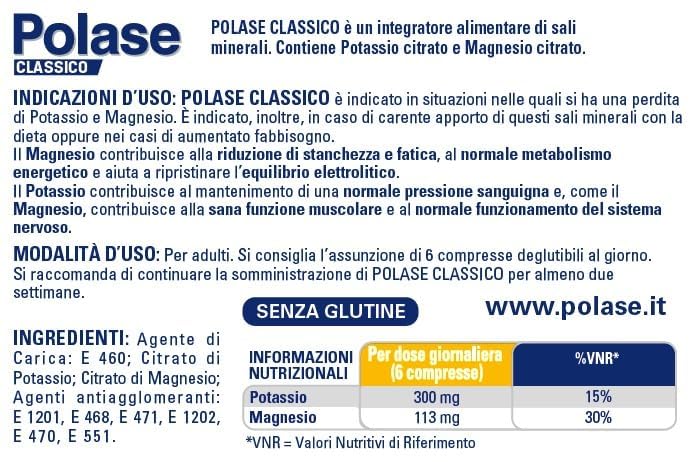 polase-classico-magnesio-e-potassio-integratore-60-compresse image 7