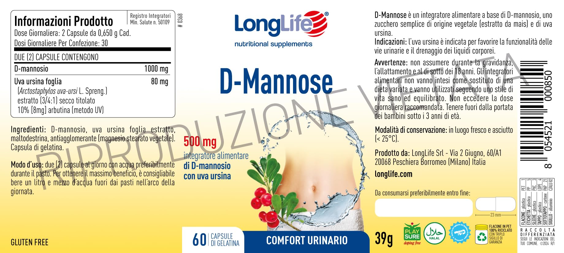 longlife-d-mannose-integratore-d-mannosio-e-uva-ursina-60-capsule image 3