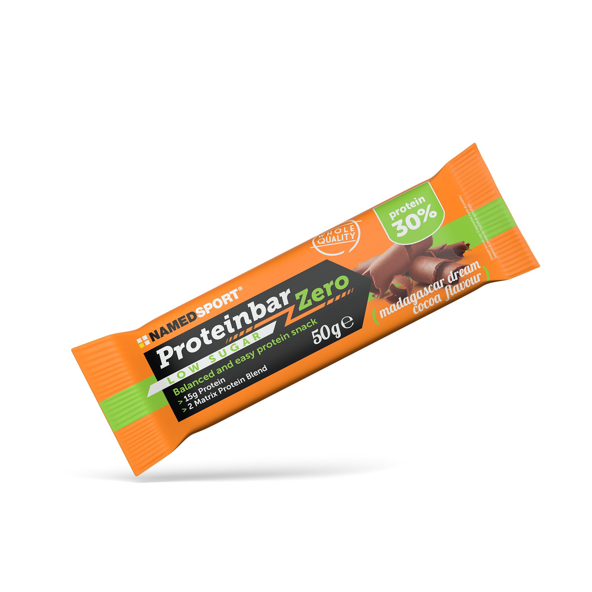 namedsport-proteinbar-zero-madagascar-dream-cocoa-50-g-barretta-proteica image 1