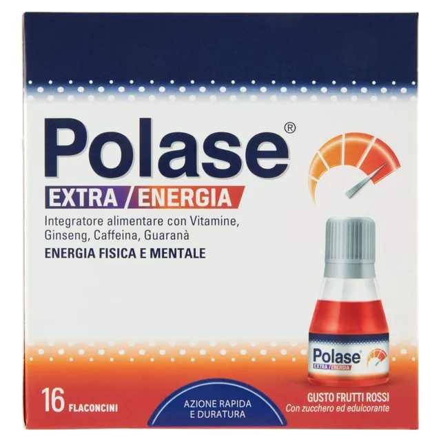 polase-extra-energia-ginseng-caffeina-guaran-frutti-rossi-16-flaconcini image 1