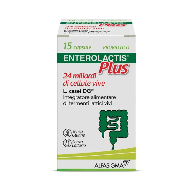 enterolactis-plus-probiotico-fermenti-lattici-15-capsule-l-casei-dg image 1