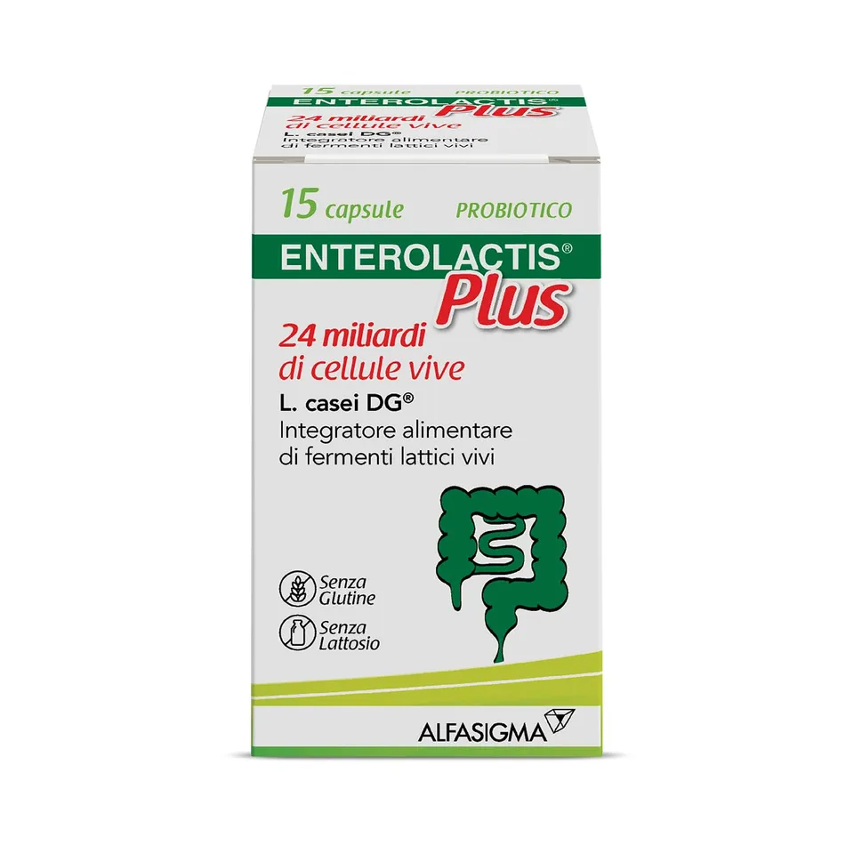 enterolactis-plus-probiotico-fermenti-lattici-15-capsule-l-casei-dg image 1