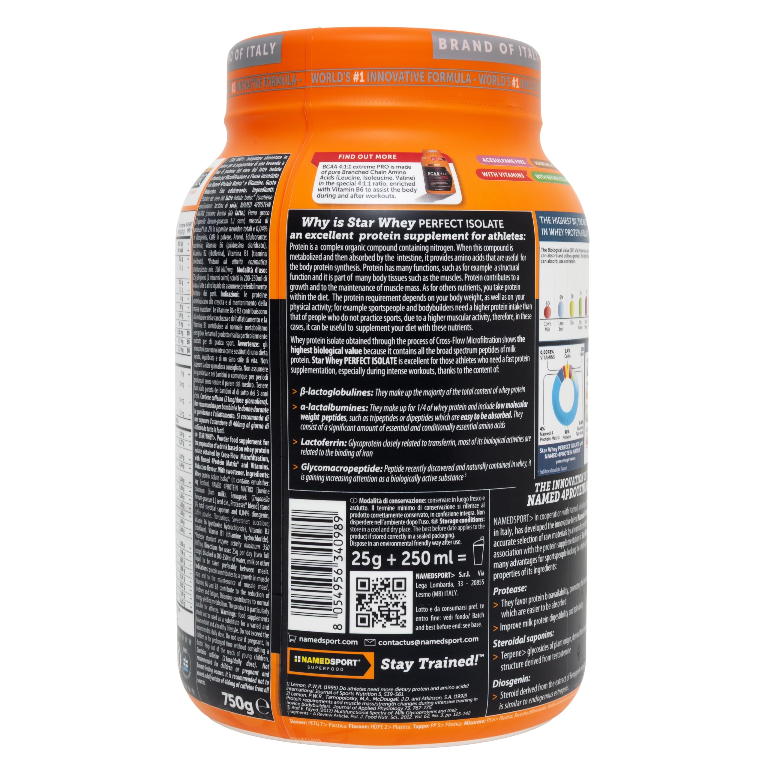 namedsport-star-whey-isolate-proteine-cookies-cream-750g image 7