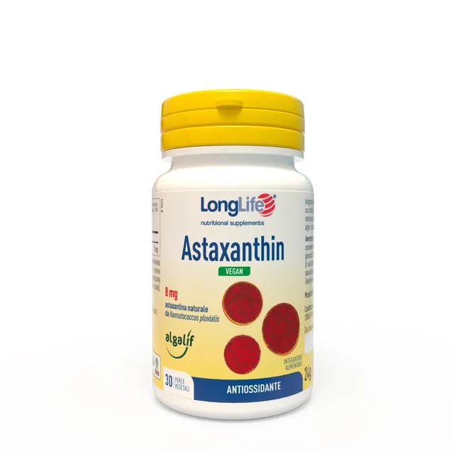 longlife-astaxanthin-vegan-8-mg-integratore-astaxantina-islandese-1-mese-di-trat image 1