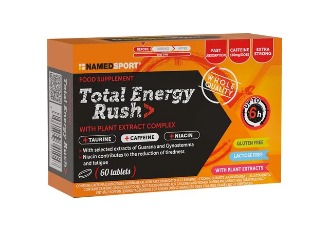 namedsport-total-energy-rush-pre-workout-60-compresse-72-g image 1