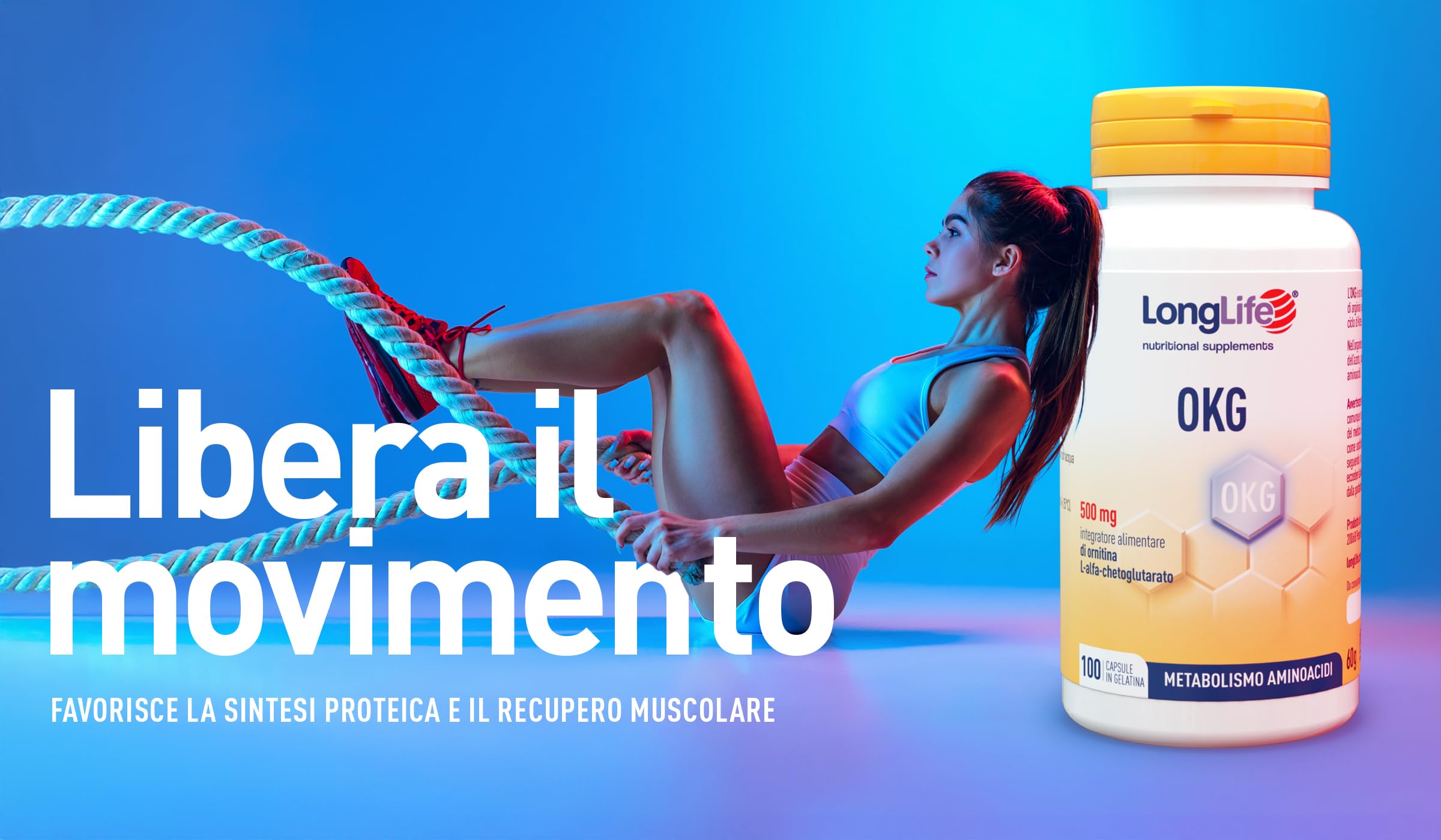 longlife-okg-ornitina-alfa-chetoglutarato-100-capsule-recupero-muscolare image 2