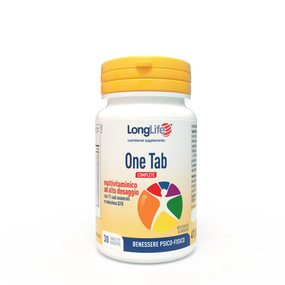 longlife-one-tab-complete-multivitaminico-alto-dosaggio-12-vitamine-11-minerali- image 1