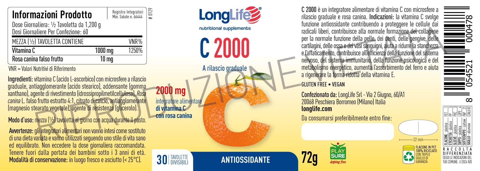 longlife-c-2000-t-r-vitamina-c-1000mg-time-release-con-rosa-canina-2-mesi image 3
