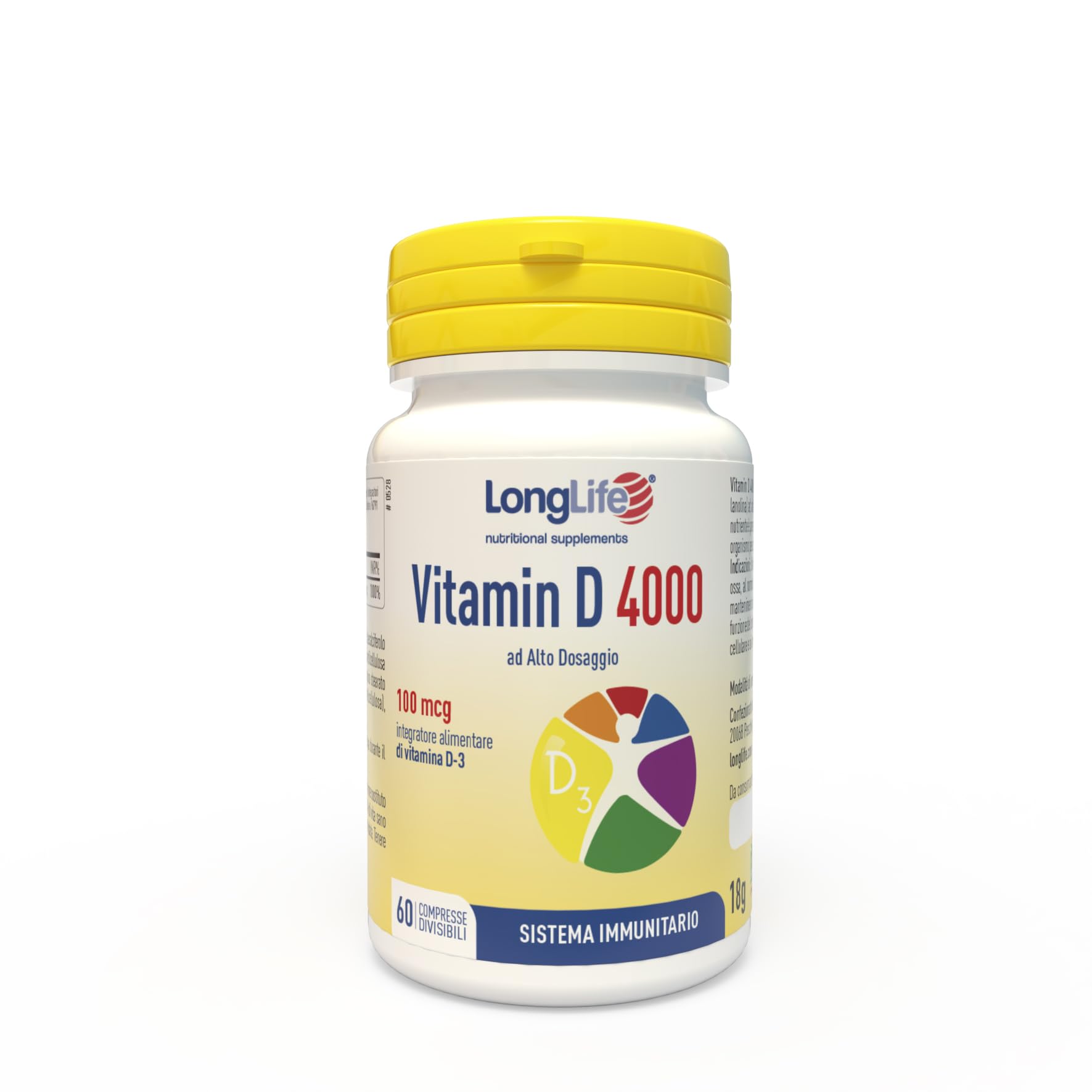 longlife-vitamin-d-4000-integratore-vitamina-d3-naturale-alto-dosaggio image 1
