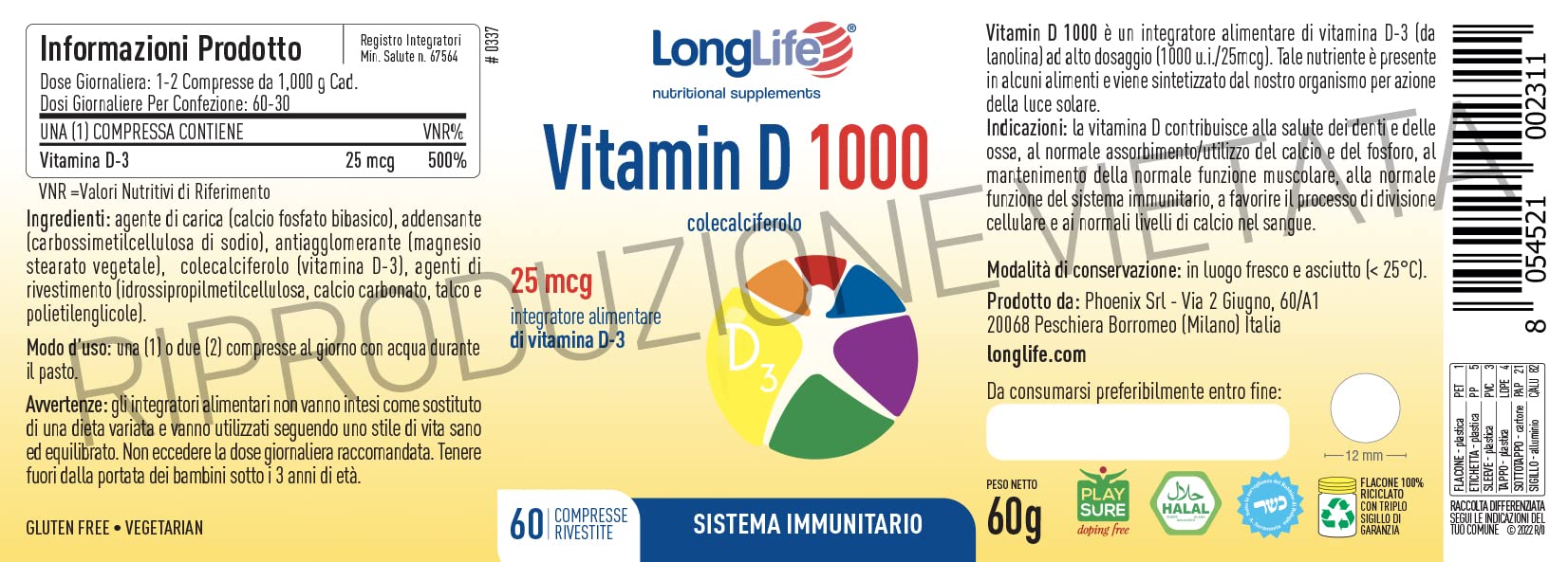 longlife-vitamin-d-1000-vitamina-d3-naturale-25-mcg-integratore-ossa-e-difese-im image 3