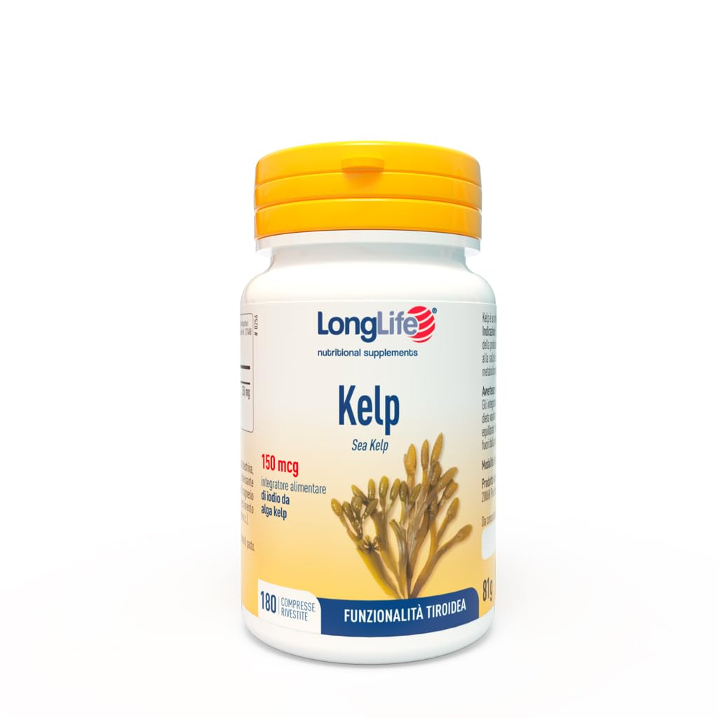 longlife-kelp-integratore-iodio-da-fucus-vesiculosus-180-compresse image 1