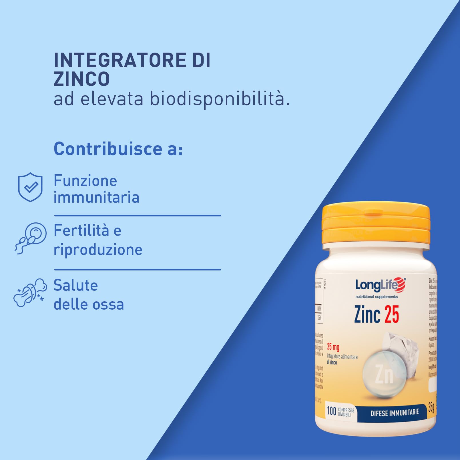 longlife-zinc-25-zinco-citrato-25-mg-200-compresse image 4