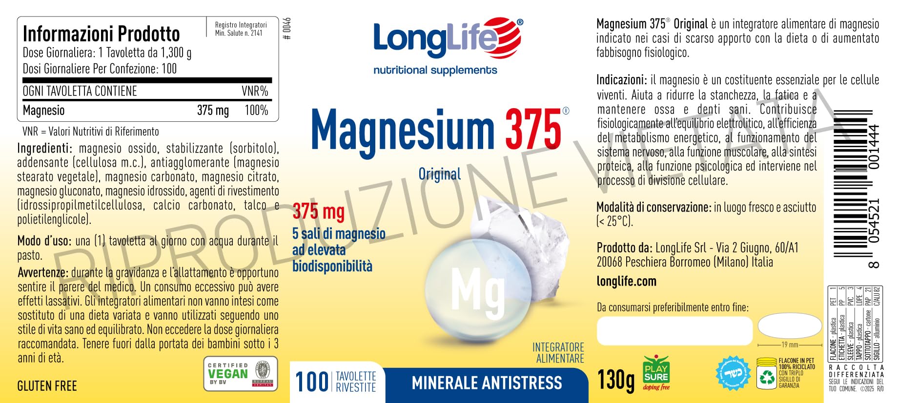 longlife-magnesium-375-integratore-5-sali-di-magnesio-100-tavolette image 3