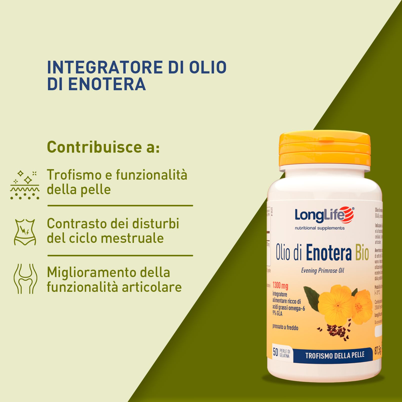 longlife-olio-di-enotera-bio-1300mg-integratore-omega-6-gla-9-in-perle image 4