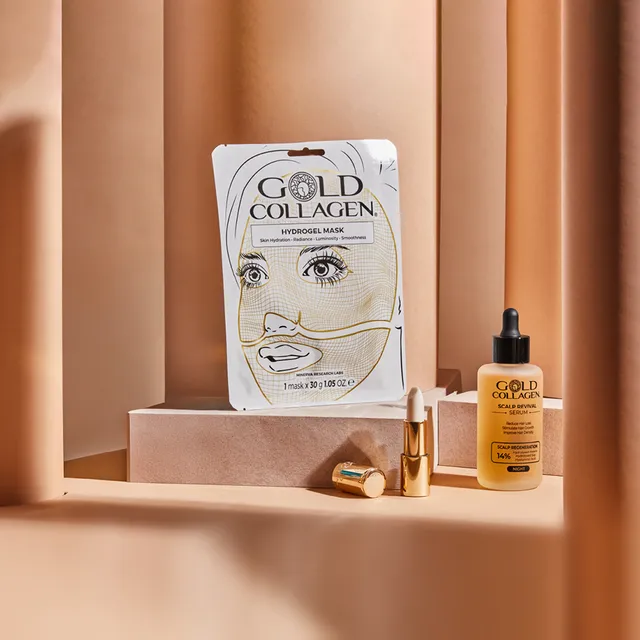 gold-collagen-hair-and-beauty-essentials-kit-capelli-viso-e-labbra image 1