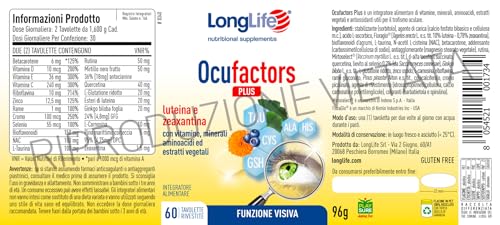 longlife-ocufactors-plus-integratore-vista-luteina-e-zeaxantina-60-tavolette image 8