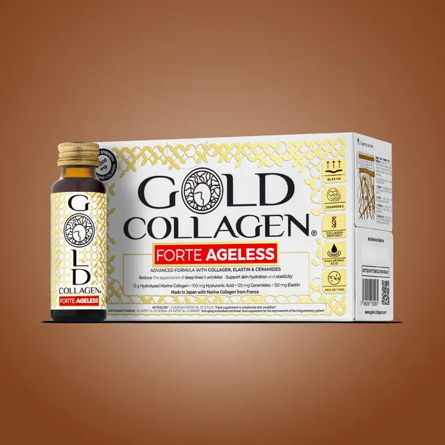 gold-collagen-forte-ageless-integratore-liquido-al-collagene-marino-pesca-litchi image 1