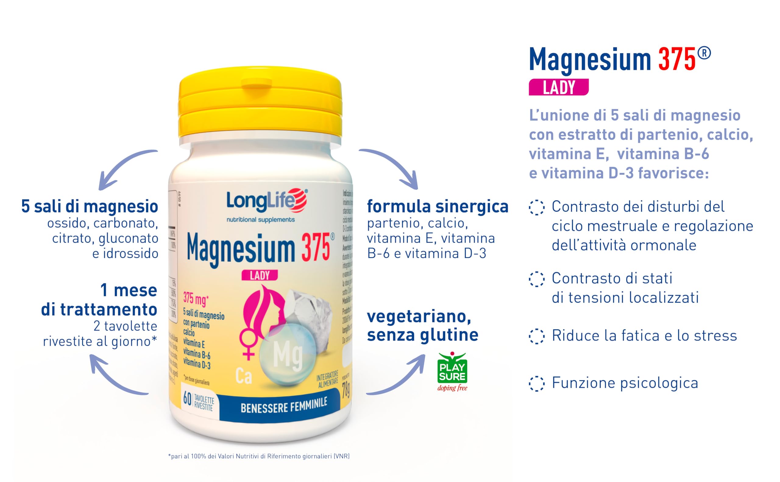 longlife-magnesium-375-lady-integratore-magnesio-per-donna-in-tavolette image 4