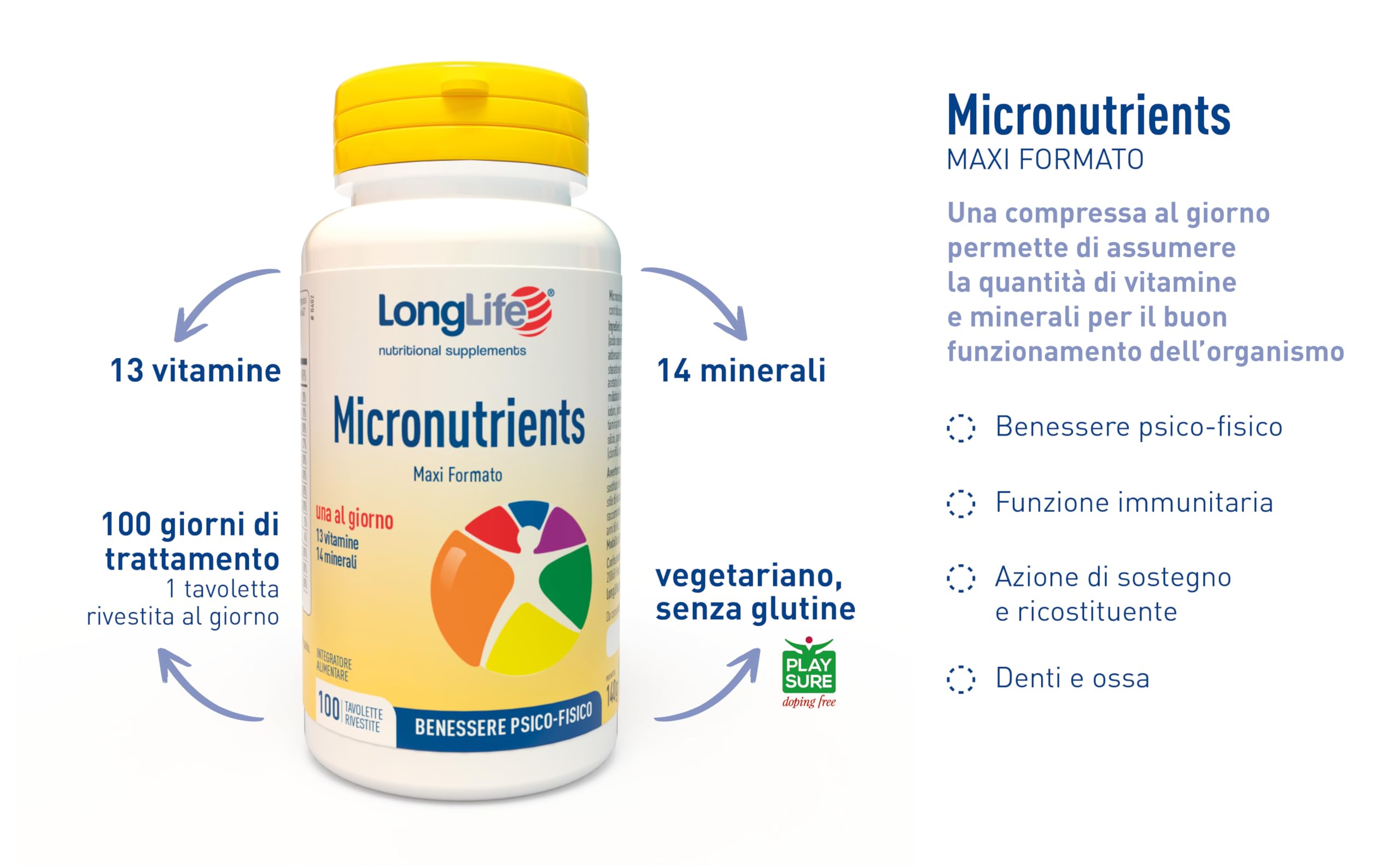 longlife-micronutrients-100-tav-multivitaminico-13-vitamine-14-minerali-alto-dos image 4