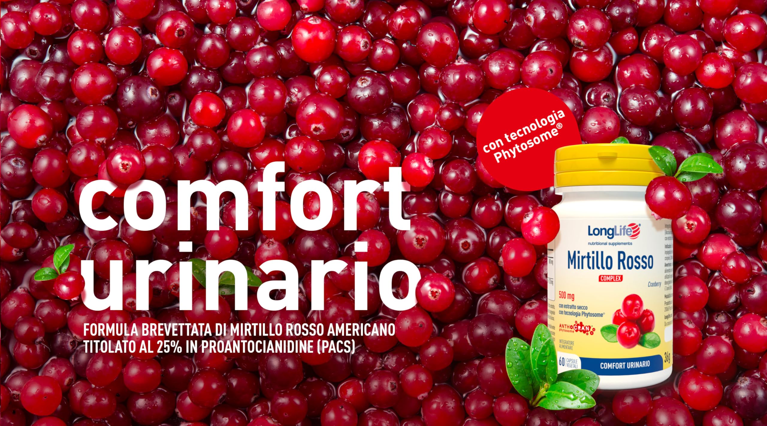 longlife-mirtillo-rosso-complex-integratore-cranberry-25-pacs-phytosome-60-capsu image 2