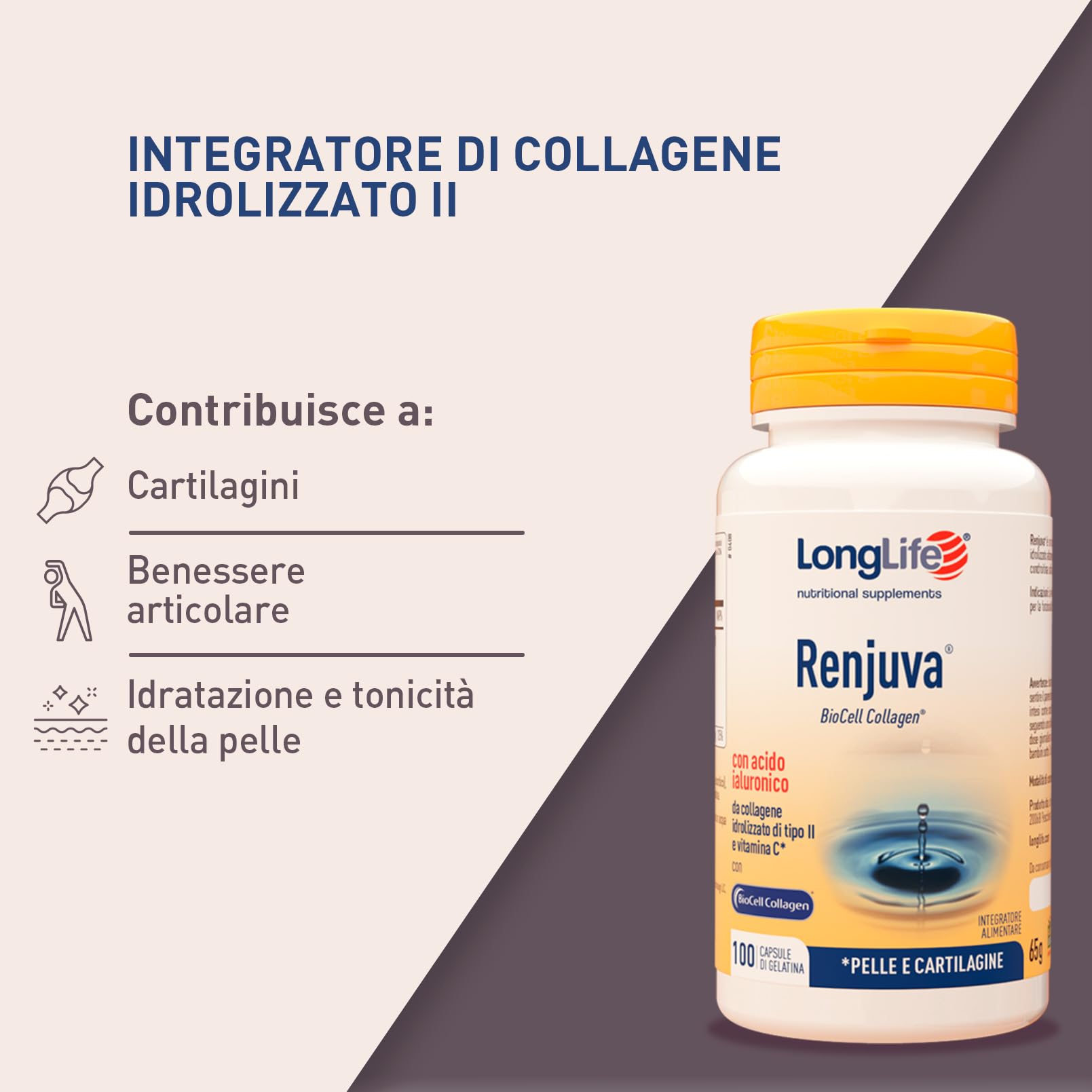 longlife-renjuva-collagene-idrolizzato-tipo-ii-con-acido-ialuronico-capsule image 4