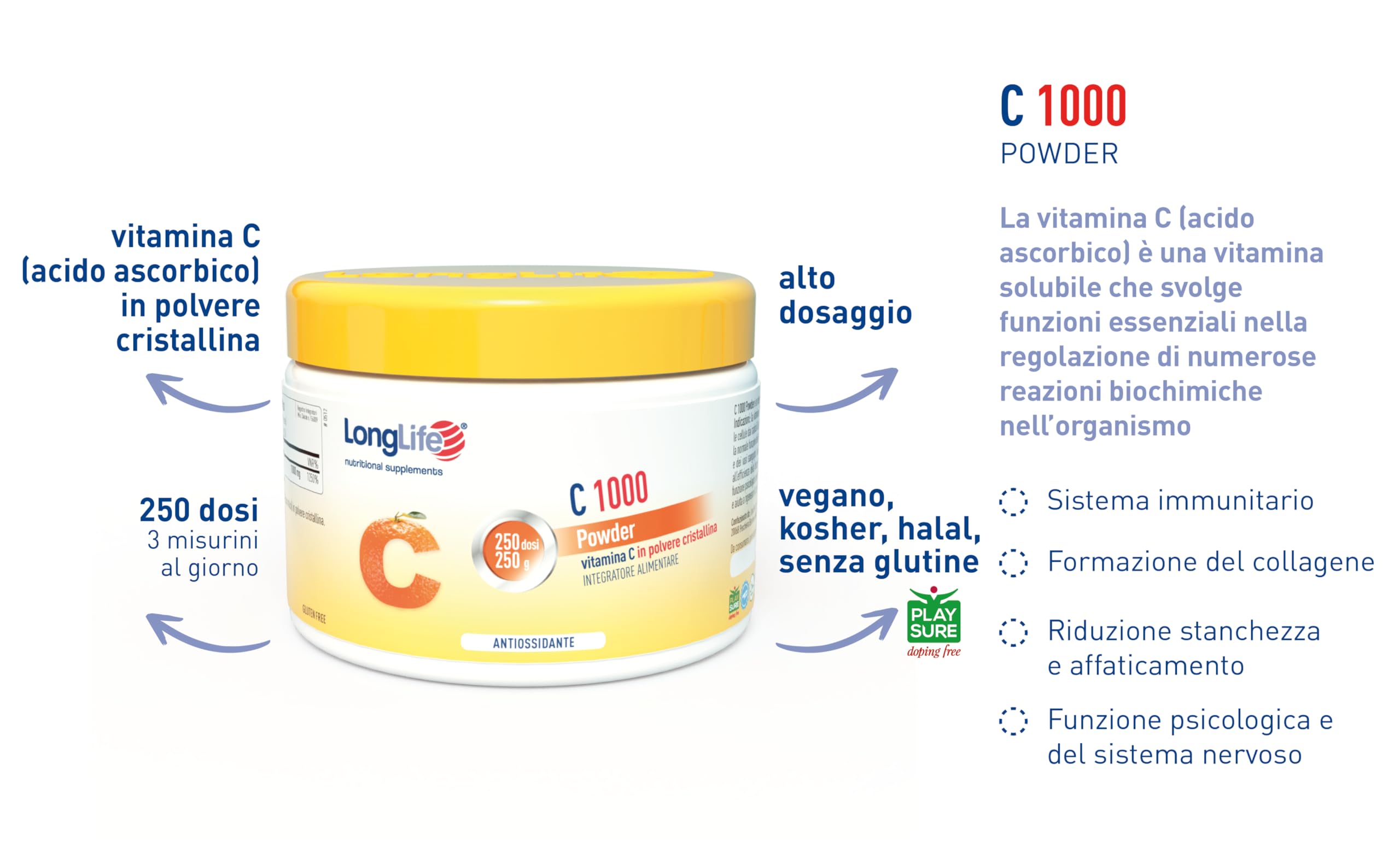 longlife-c-1000-powder-vitamina-c-1000-mg-polvere-difese-immunitarie-250-dosi-gu image 4