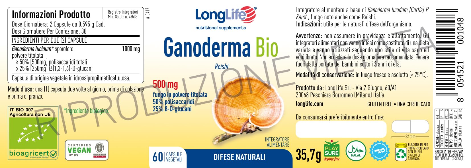 longlife-ganoderma-bio-reishi-polisaccaridi-betaglucani-capsule image 3