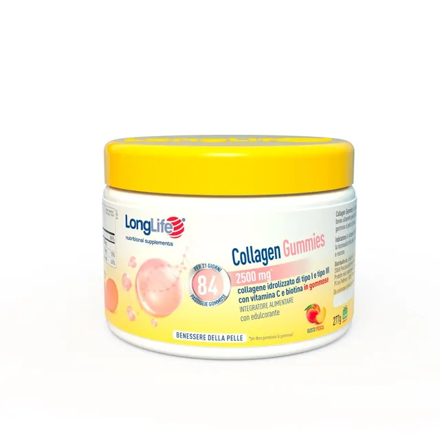 longlife-collagen-gummies-verisol-collagene-idrolizzato-tipo-i-e-iii-84-gommose- image 1